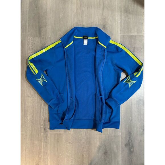 Tapout Full Zip Track Jacket Blue Spell Out Sweatshirt - Men's Size XL - Picture 8 of 16